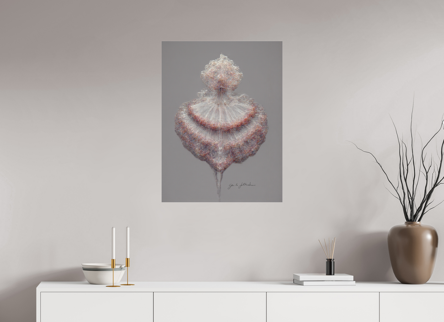 60 x 80 cm, Print Acrylic Glass Unframed Pentimento XXIV — The Romantic Tutu