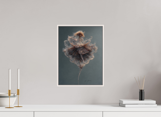 30 x 40 cm, Print on Acrylic Glass Framed Pentimento XXVI — The Falling Bloom