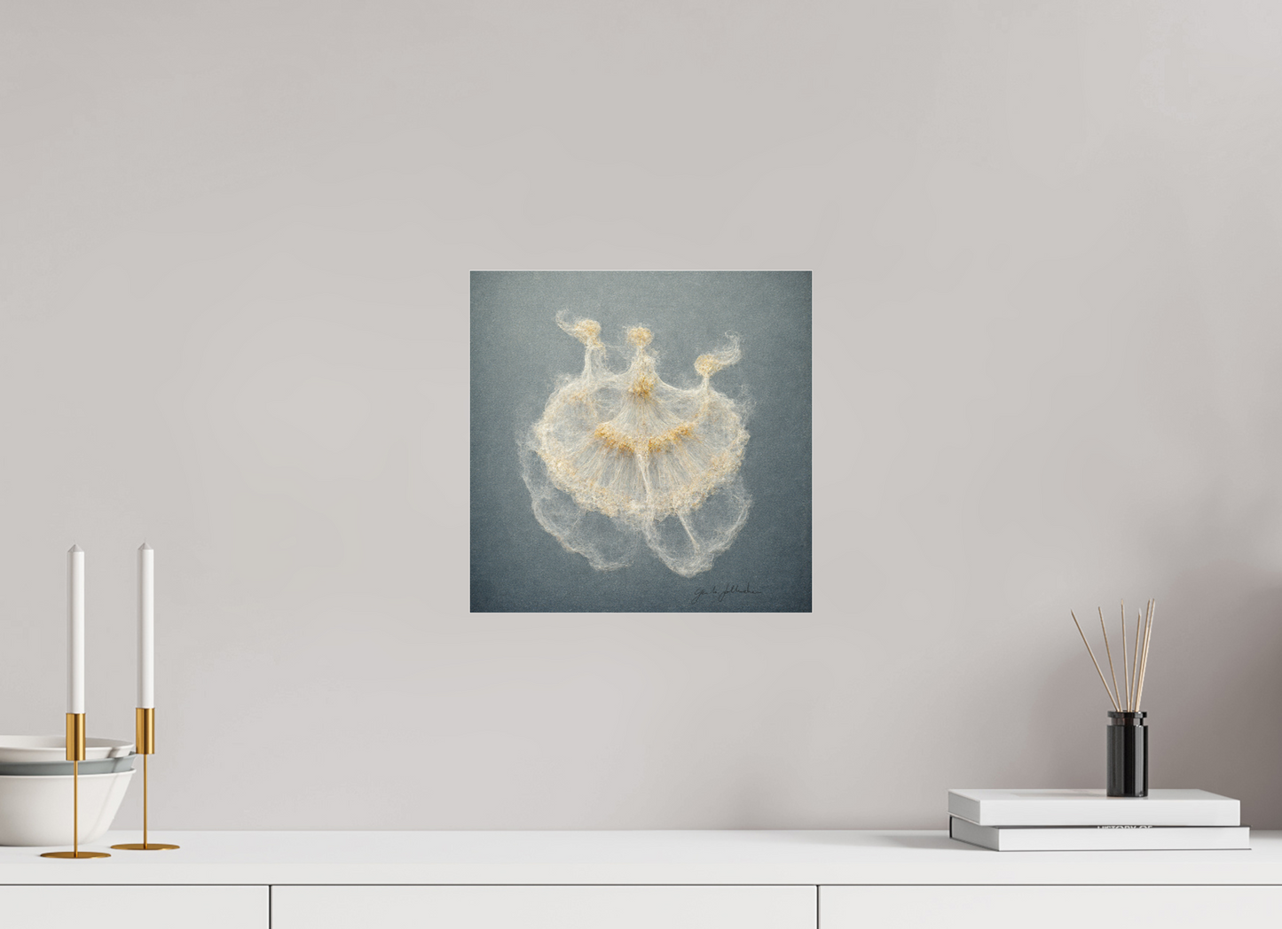 30 x 30 cm, Print Acrylic Glass Unframed Pentimento XXII — The Three Graces