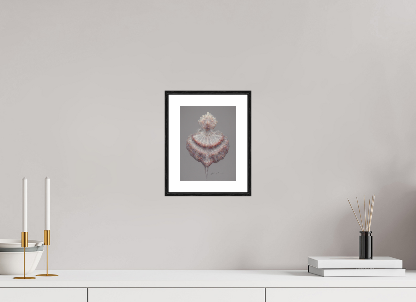 15 x 20 cm, Print Acrylic Glass Black Frame Pentimento XXIV — The Romantic Tutu